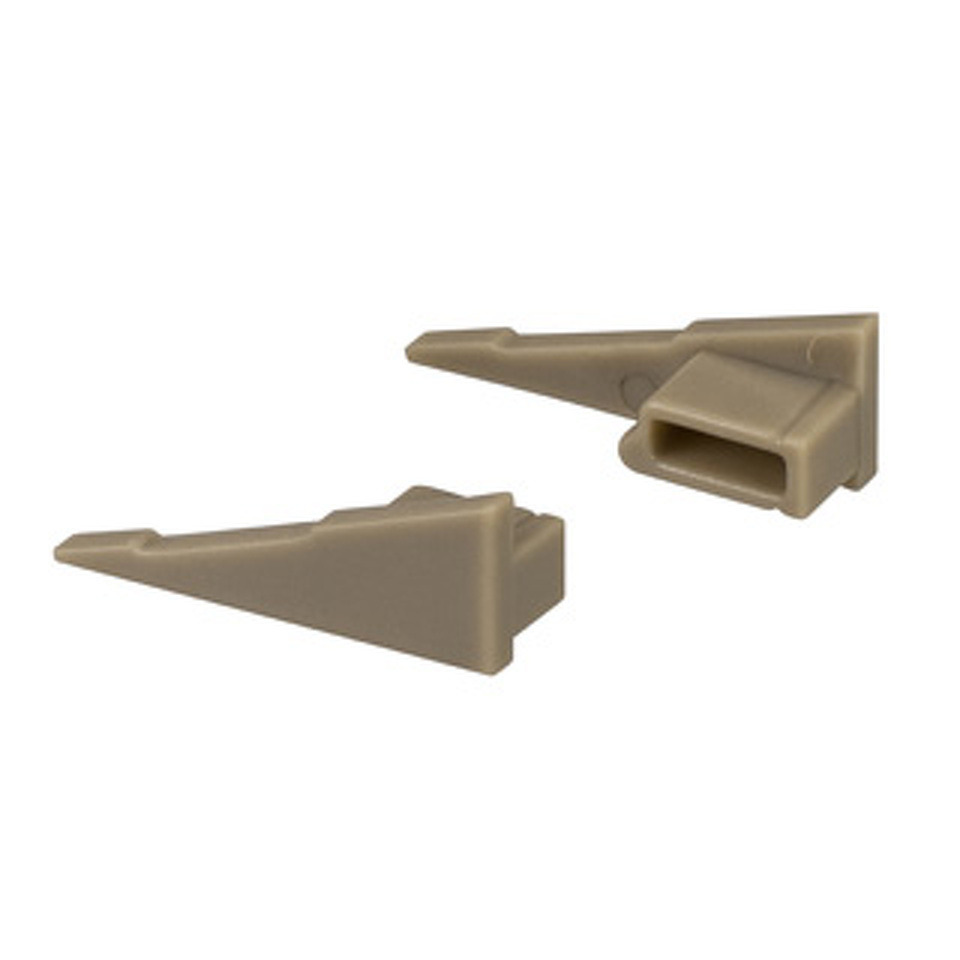 Фото №1  Arlight Комплект заглушек SL-MINI-SHELF-H8 OLIVE GREY ( Пластик)