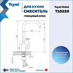 Превью фото №11  Teymi Смеситель для кухни Helmi, хром T10220