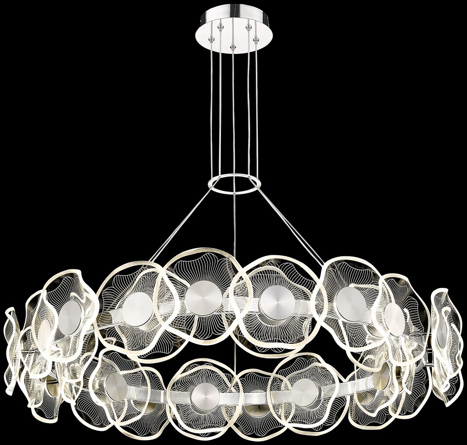 Фото №1  Подвесной светильник WE453.30.103 WERTMARK HELENA светильник подвесной, LED, 2x60W, 2700/4000/6500K