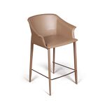 Превью фото №5  Top concept Стул полубарный Джио, кожа хаки-тауп