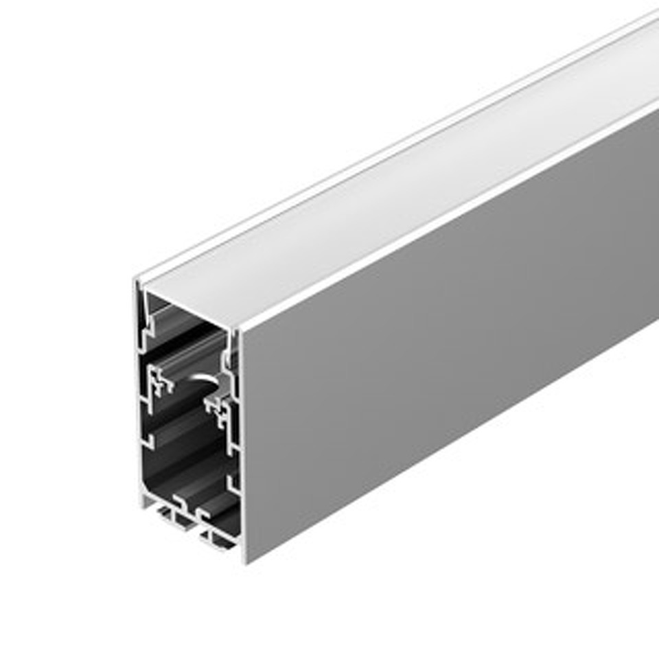 Фото №1  Arlight Профиль с экраном S2-LINE-3360-2500 ANOD+OPAL ( Алюминий)