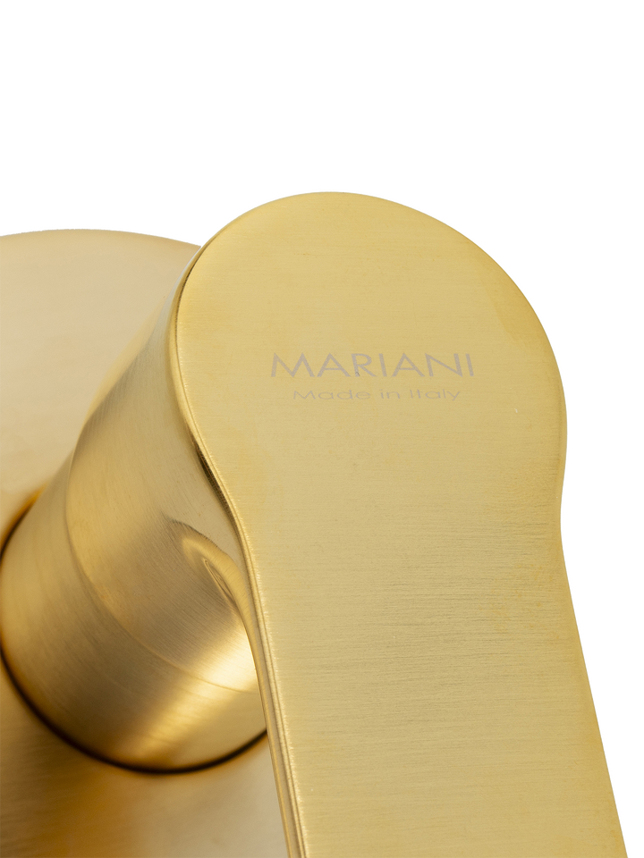 Фото №3  Смеситель для душа Mariani Kali B22179KL, золото брашированное