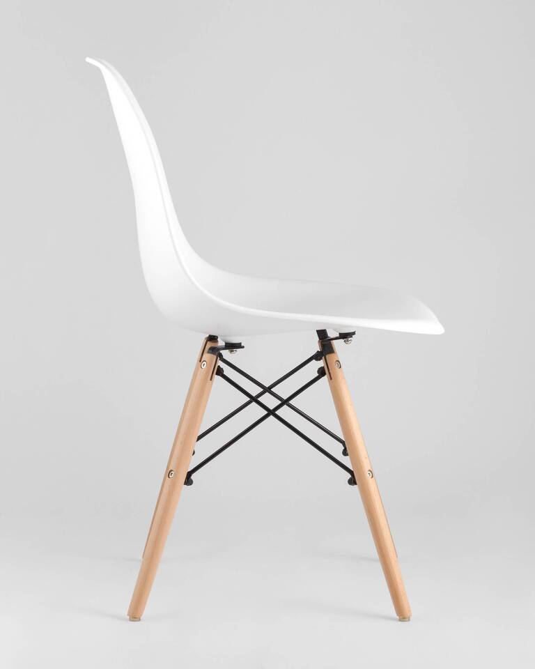 Фото №10  Стул Eames DSW белый
