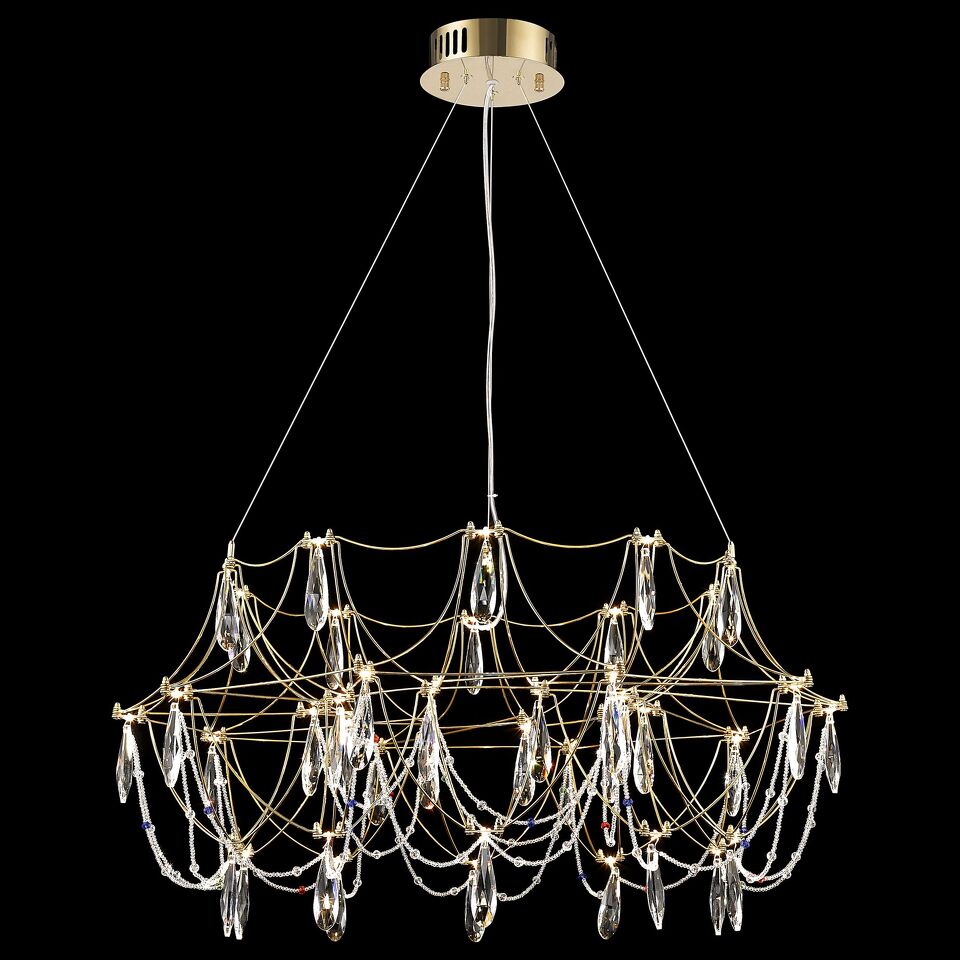 Фото №1  Подвесной светильник WE336.40.303 WERTMARK FELICIA светильник подвесной, LED, 40x1W, 3000K