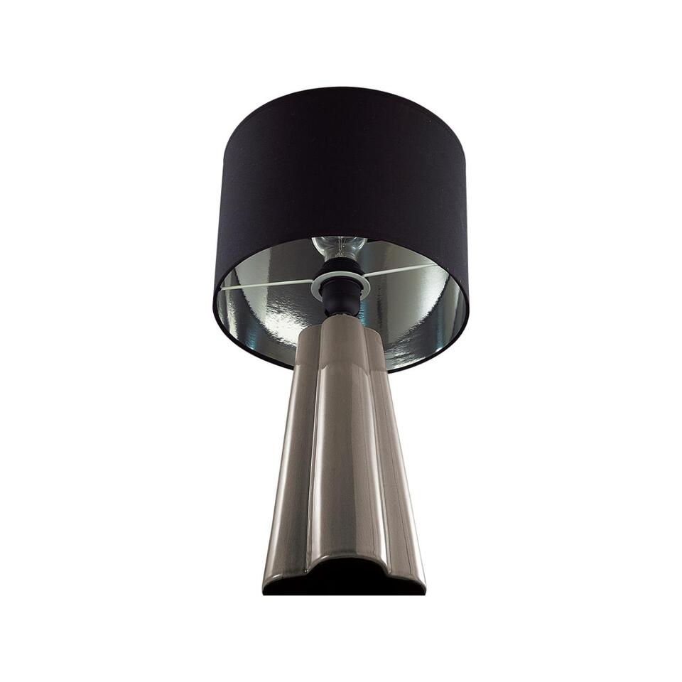 Фото №7  Настольная лампа LUMION 8125/1T COMFI LN26 478 черный/серый, керамика/текстиль Настольная лампа E27 1*60W 220V HINAMI