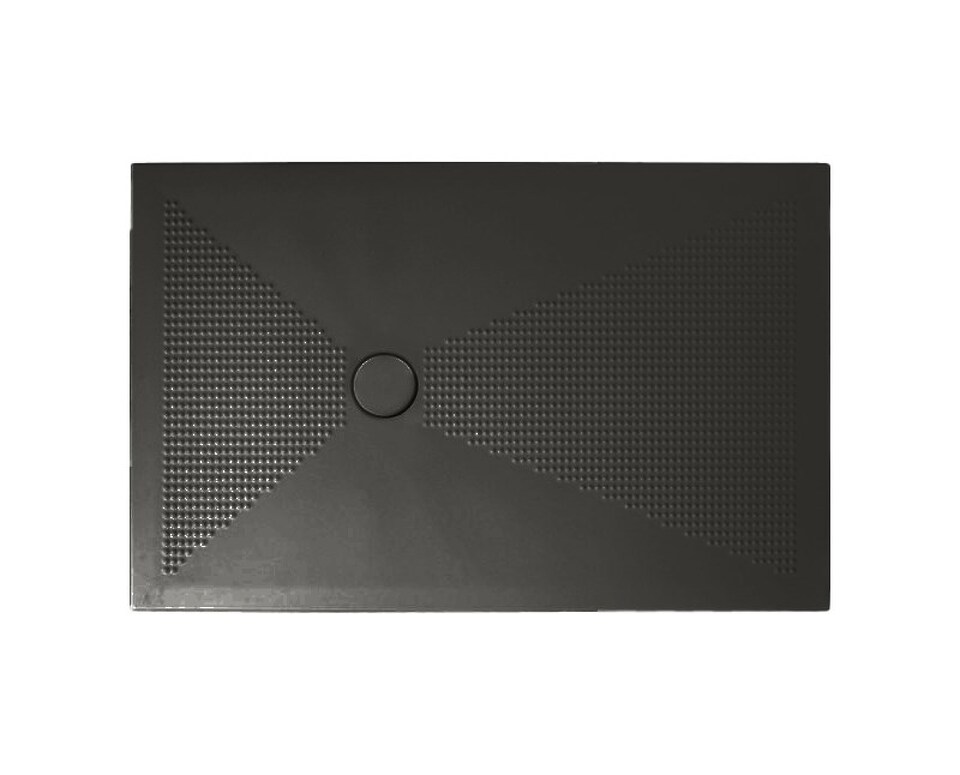 Фото №10  UPC914 / UPCM914 Althea душевой поддон 90х140, 3 см  Матовый черный Plus-Ton®