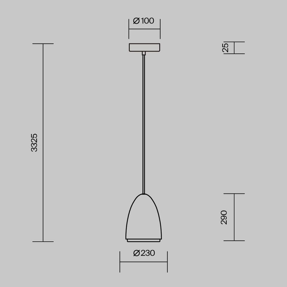 Фото №8  Подвесной светильник Подвесной светильник Maytoni MOD430PL-01CM