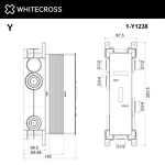 Превью фото №2  Встраиваемая часть WHITECROSS Y1238