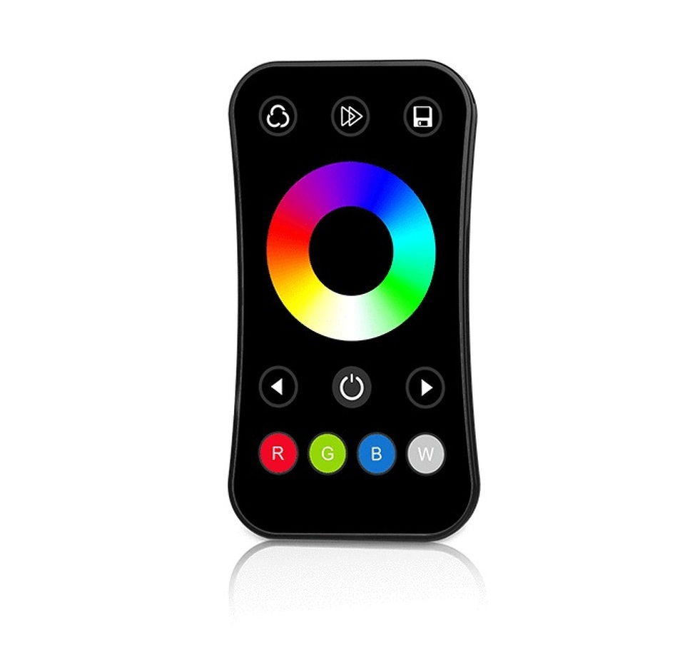 Фото №1  IARL INTELLIGENT ARLIGHT Пульт SMART-801-52-1G-1SC-RGBW Black (3V, 2.4G) ( IP20 Пластик, 5 лет)