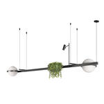 Превью фото №3  Подвесной светильник 10121/C Dark grey Подвесной светильник LOFT IT Jardin