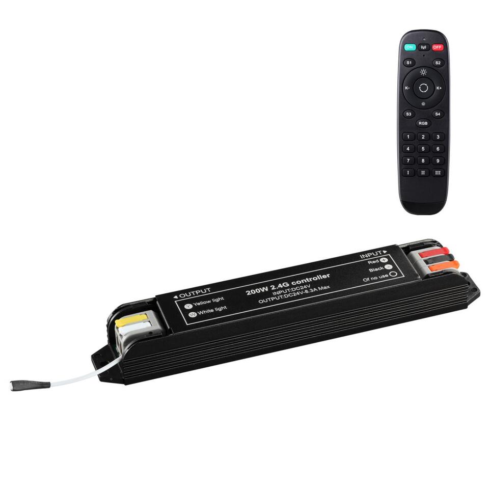 Фото №2  NOVOTECH 359456 DRIVE NT24 097 черный Смарт-контроллер + пульт ДУ IP20 200W 24V EASY