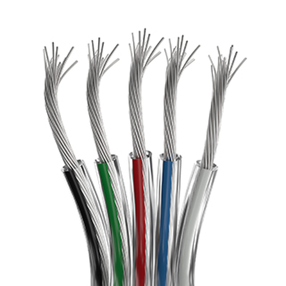 Фото №1  Arlight Шлейф питания ARL-18AWG-CLEAR-5Wire-CU ( -)