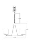 Превью фото №6  Люстра Люстра подвесная Moderli V2682-6P Viola