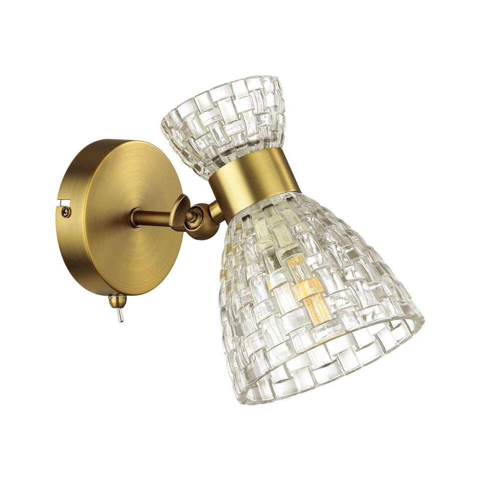 Фото №3  LUMION 3704/1W COMFI LN26 109 античная бронза Бра E14 40W 220V JACKIE