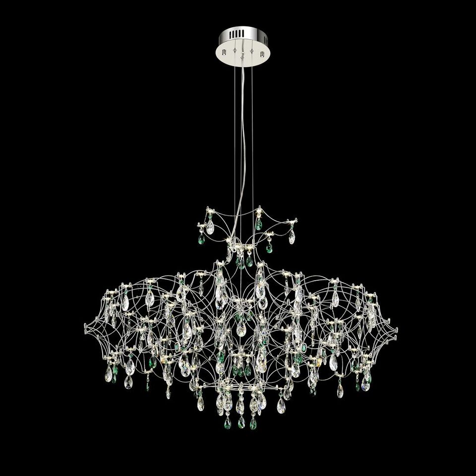 Фото №1  Подвесной светильник WE337.15.106 WERTMARK FEMERALDA светильник подвесной, LED, 150x1W, 3000K
