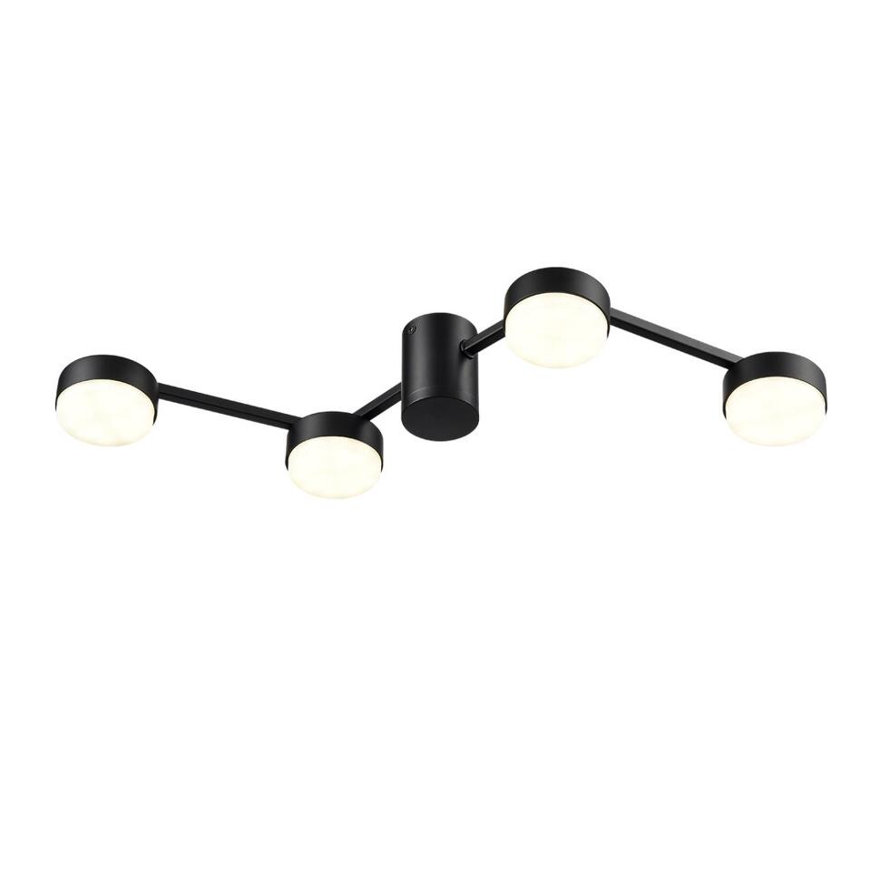 Фото №7  Люстра LUMION 8187/4C COMFI LN26 249 черный, металл Люстра потолочная LED GX53 4*7W 220V SANATA