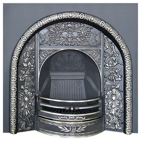 Фото Камин EXEMET Atlas 965х965х160, черный с полировкой элементов