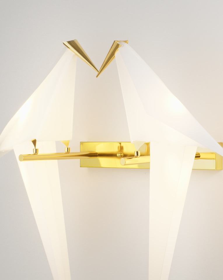 Фото №5  Бра светодиодное Moderli V3076-2WL origami Birds 2*LED*6W