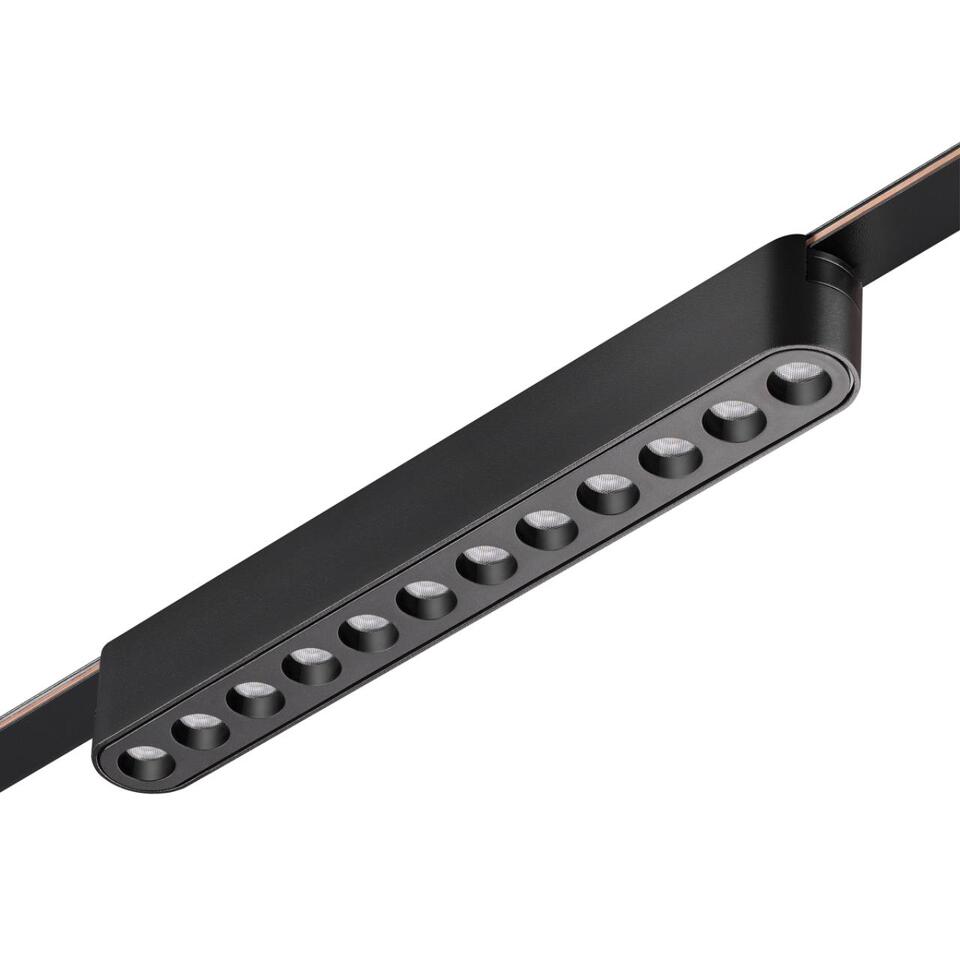 Фото №8  NOVOTECH 359459 SHINO NT24 098 черный Трековый смарт-светильник для низковольтного шинопровода с двумя режимами работы IP20 LED 12W 24V 3000-6000K EASY