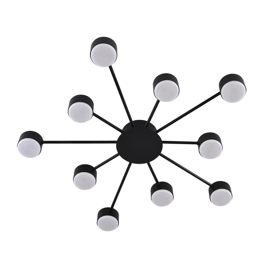 Фото №6  Люстра LUMION 8344/10C COMFI LN26 251 черный, металл Люстра GX53 LED 10*7W 220V TORINA