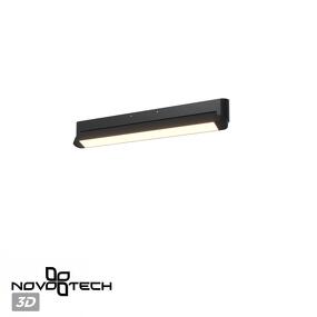 Фото NOVOTECH 359800 OVER NT25 400 черный Светильник накладной с перекл. цв. температуры IP20 LED 24W 180-265V 2700К/3200К/4000К ITER
