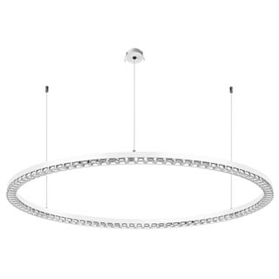 Фото №1  Подвесной светильник Arlight Светильник SP-DIAMOND-R1250-80W Warm3000 (WH, 45 deg, 230V, TRIAC) ( IP20 Металл, 5 лет)