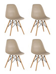 Превью фото №1  Стул Eames DSW бежевый x4