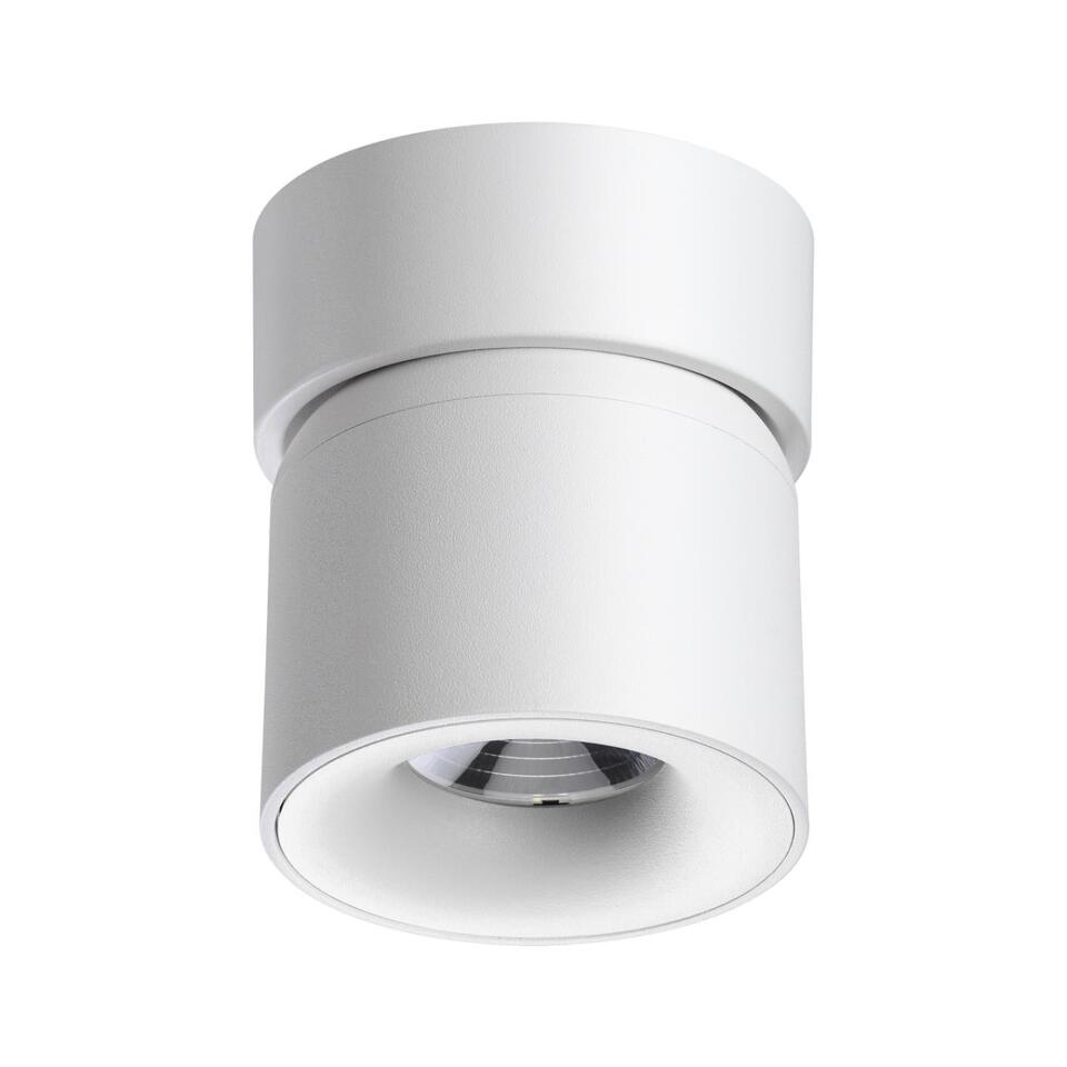 Фото №8  NOVOTECH 358808 OVER NT21 360 белый Светильник накладной светодиодный IP20 LED 10W 850Лм 4000K 220V GESSO