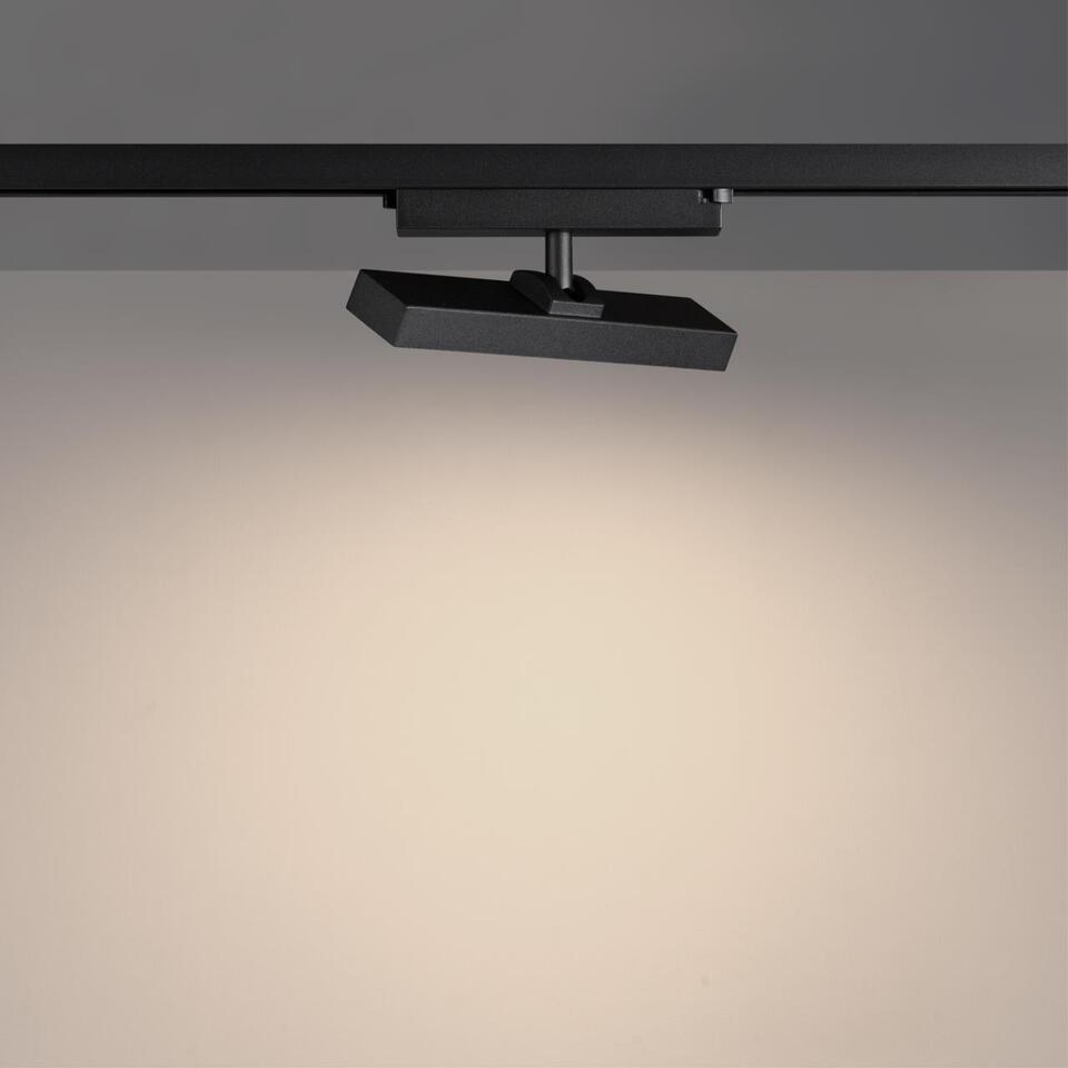 Фото №7  NOVOTECH 359771 PORT NT25 242 черный Светильник однофазный двухжильный трековый с переключ. цв. температуры IP20 LED 12W 180-265V 2700К/3200К/4000К STRATUS