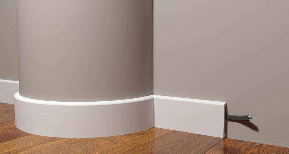 Фото №3  Плинтус Decor-dizayn DD706F/Плинтус гибкий (80х13x2000мм)1, шт