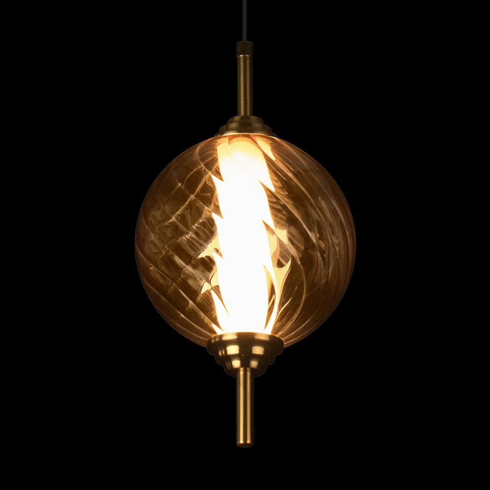 Фото №9  Подвесной светильник 10421/B Amber Подвесной светильник LOFT IT Helix