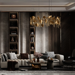 Превью фото №9  Подвесной светильник 10396/1200R Подвесной светильник LOFT IT Escama
