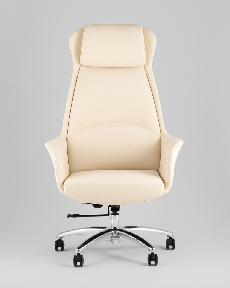Фото №10  Кресло Кресло руководителя TopChairs Viking NEW бежевое