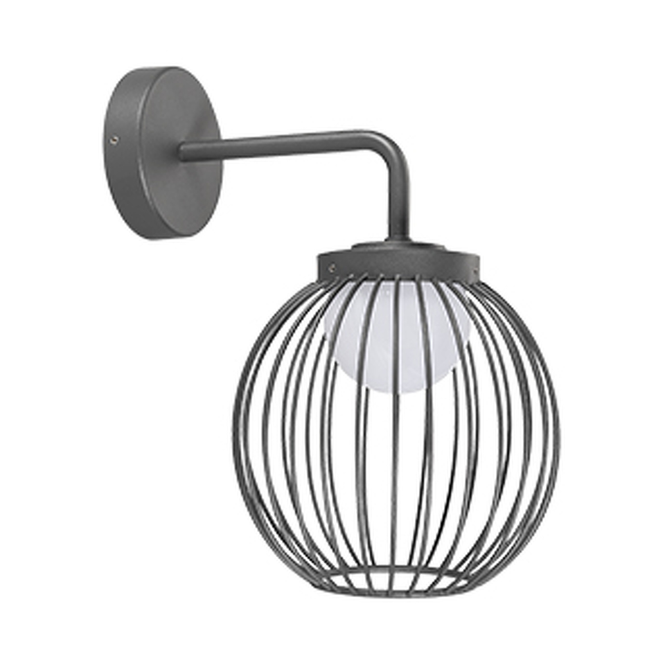 Фото №1  Arlight Светильник LGD-PEARL-WALL-7W Warm3000 (GR, 164 deg, 230V) ( IP65 Металл, 3 года)
