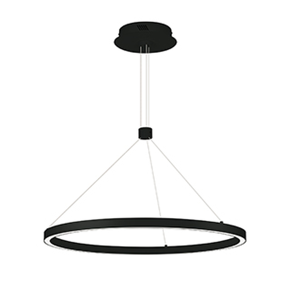 Фото №1  Подвесной светильник Arlight Светильник SP-CONGO-CAN-1-R600-36W Warm3000 (BK, 120 deg, 230V) ( IP20 Металл, 5 лет)