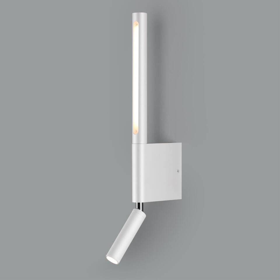 Фото №10  NOVOTECH 359435 OVER NT24 292 белый Светильник настенный с выключателем IP20 LED 5W+3W 220-240V 3000K 320Лм FERMO