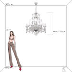 Превью фото №6  Подвесной светильник 10210/12 White Подвесной светильник LOFT IT Zenith