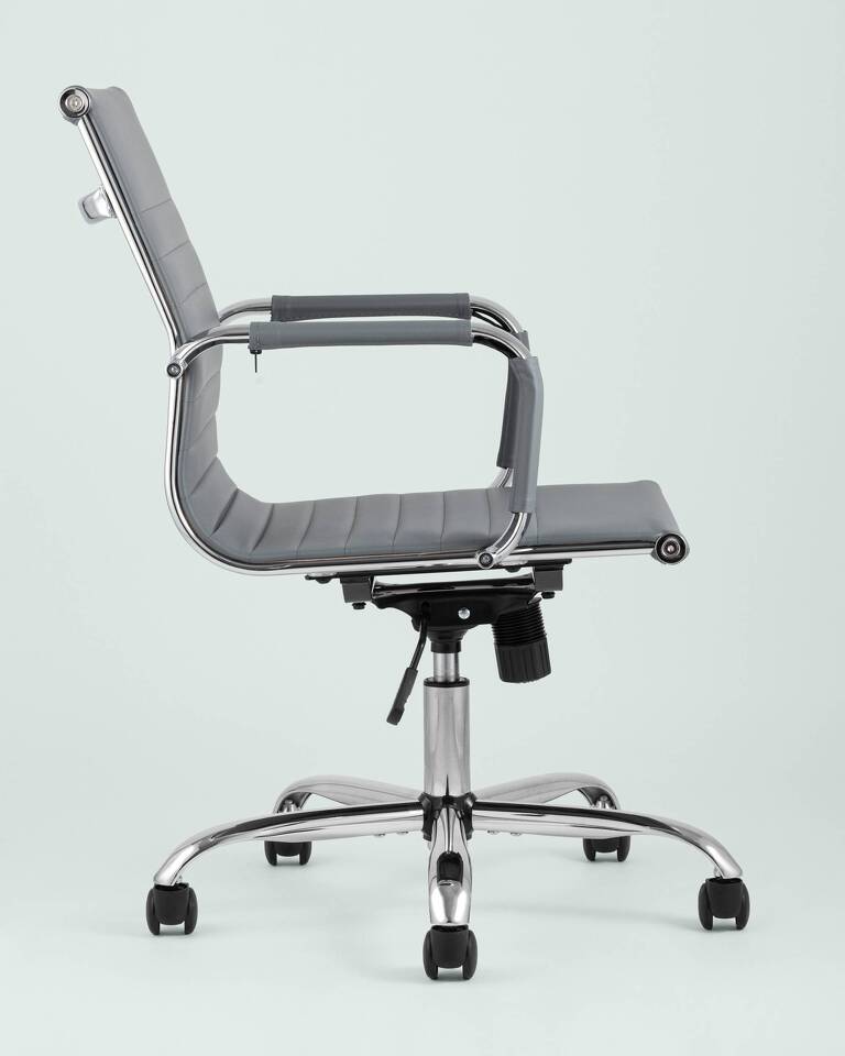 Фото №10  Кресло Кресло офисное TopChairs City S серое