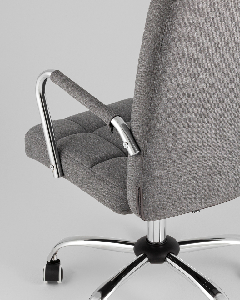 Фото №8  Кресло Кресло офисное TopChairs Comfo серый