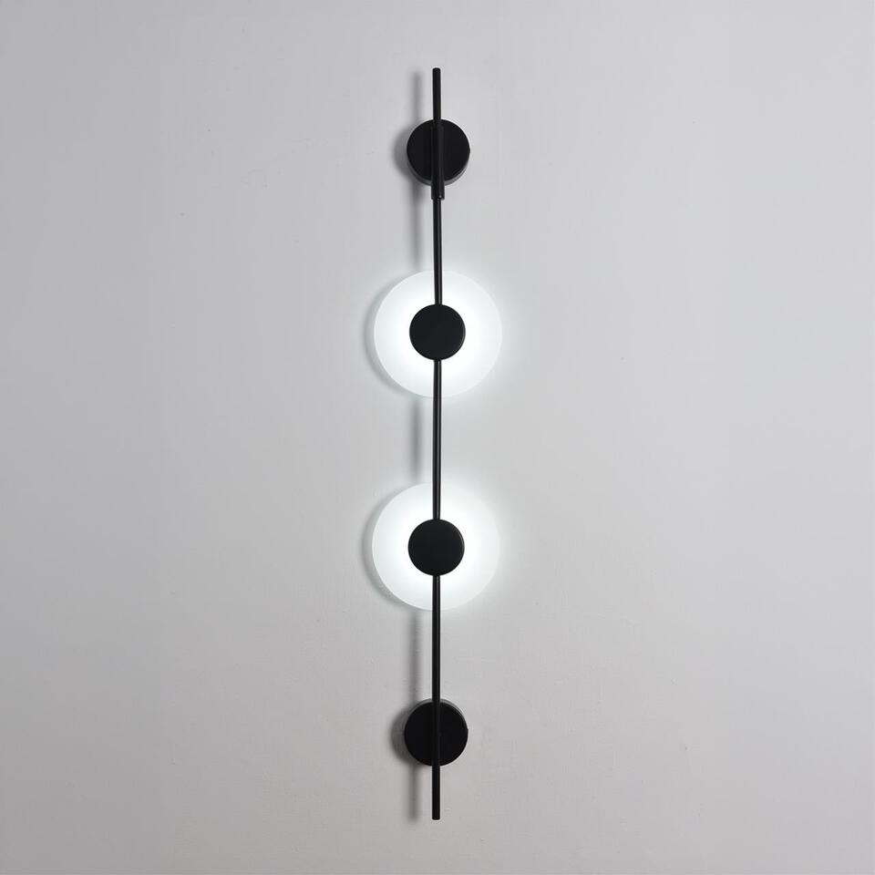 Фото №9  LUMION 8372/16WL LEDIO LN26 427 черный/белый, металл/акрил Бра LED 16W 3000/4000/6000K 220V ECA