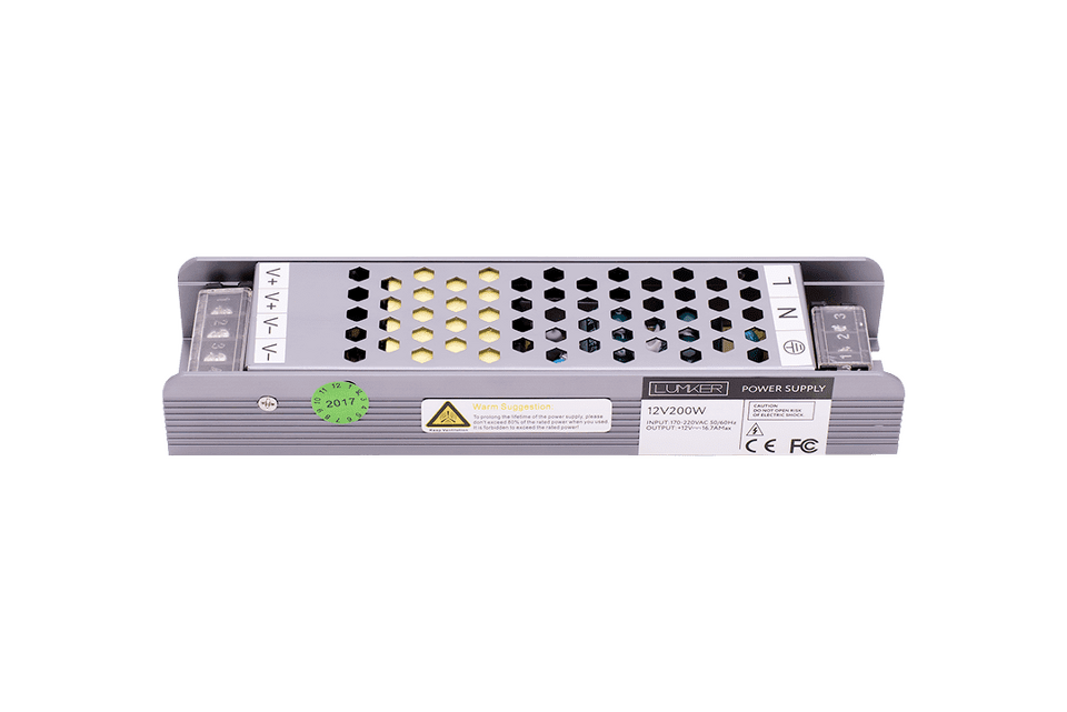 Фото №3  SWG PRO Компактный блок питания в металлическом корпусе, IP20,200W, 12V, YA-200-12