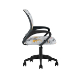 Превью фото №3  Кресло офисное TopChairs Simple SN Junior принт Blue Cats пластик черный
