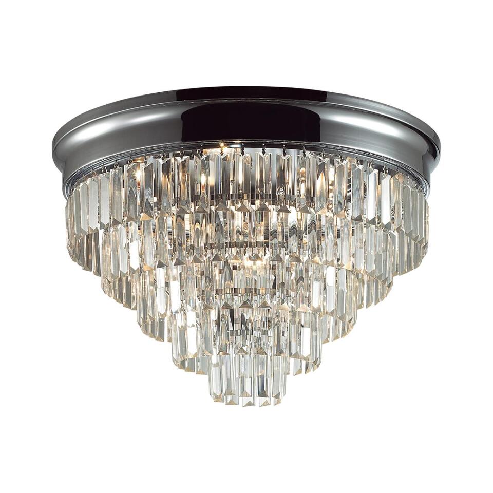 Фото №9  Люстра LUMION 8266/8C CLASSI LN26 120 хром/хрусталь металл/прозрачный Люстра потолочная Е14 8*40W 220V ZAHA