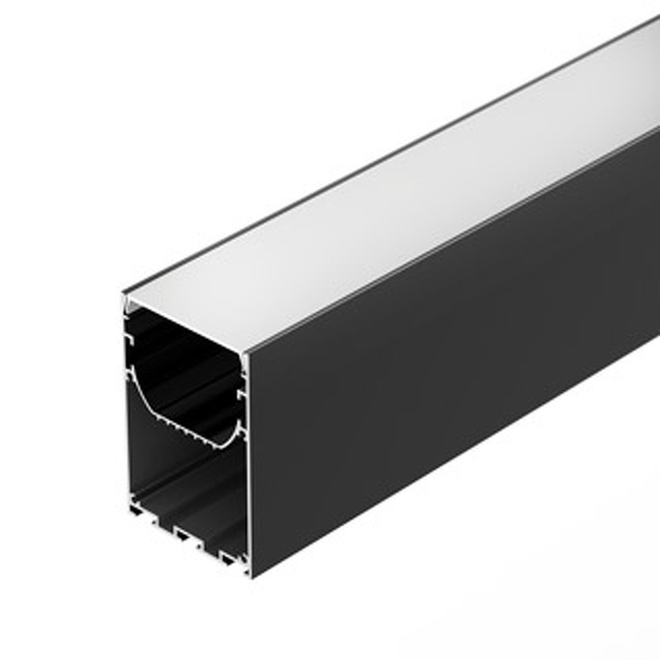 Фото №1  Arlight Профиль LINE-S-5075-3000 BLACK ( Алюминий)
