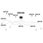 Превью фото №3  Подвесной светильник NOVOTECH 359145 KONST NT23 070 черный База для накладного монтажа светильников 359128-359133 IP20 70-200W 170-265V RAMO