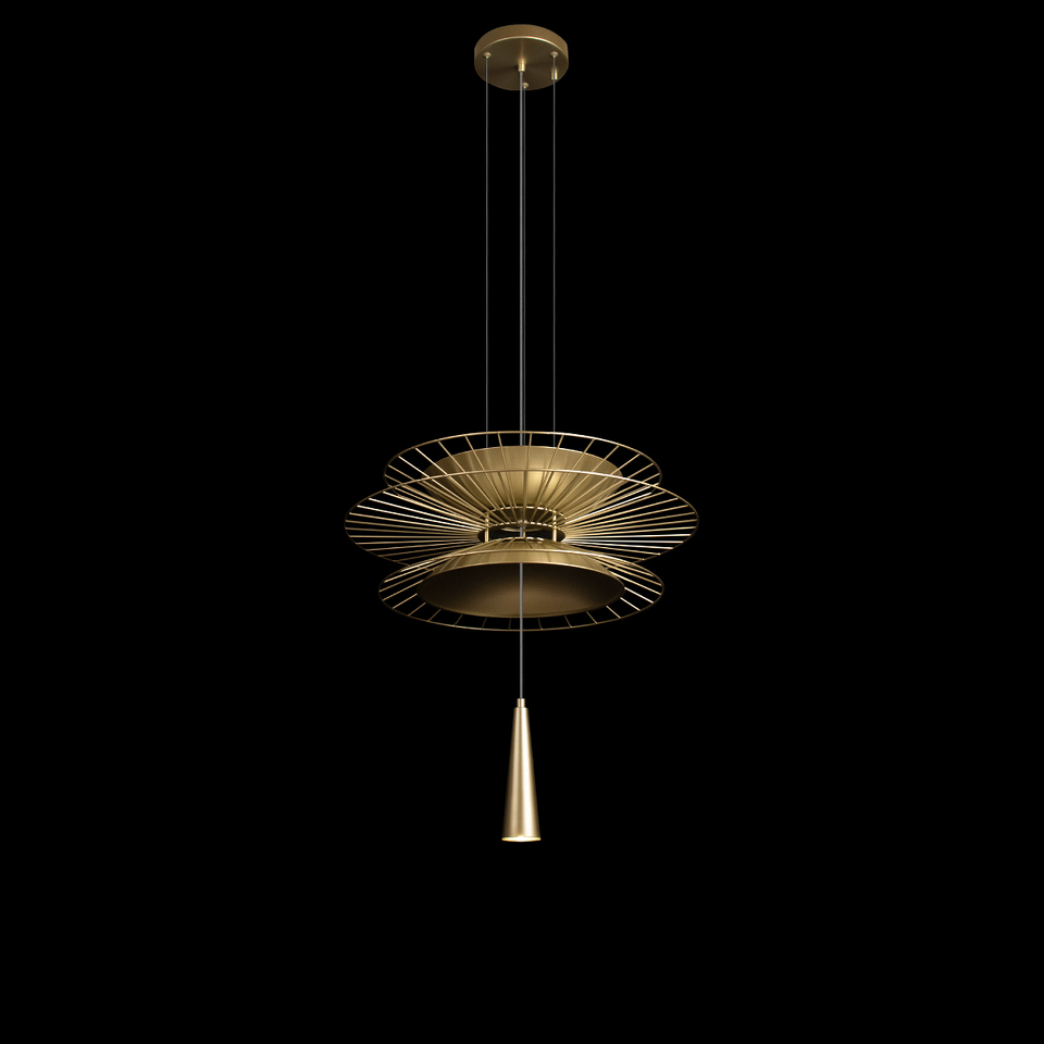 Фото №7  Подвесной светильник 10141B/400 Gold Подвесной светильник LOFT IT Star