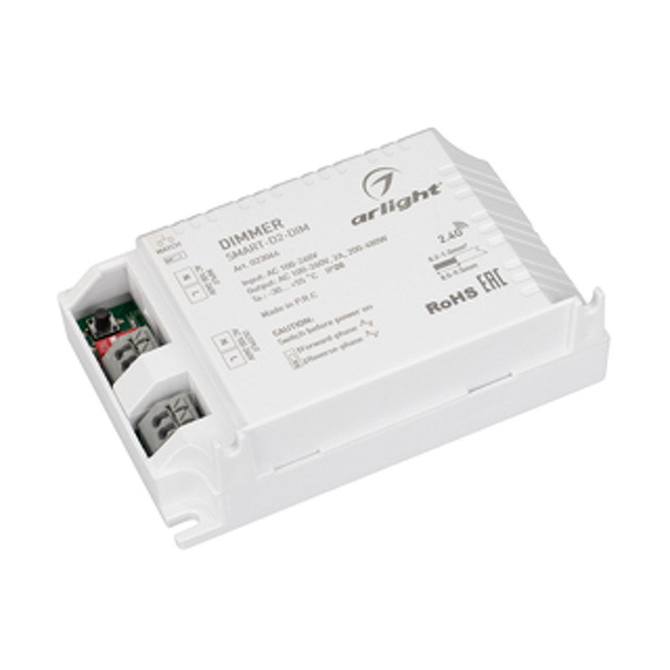Фото №1  Arlight Диммер SMART-D2-DIM-SUF (230V, 2A, TRIAC, 2.4G) ( IP20 Пластик, 5 лет)
