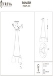 Превью фото №4  Подвесной светильник Подвесной светильник Freya FR5004PL-03CH