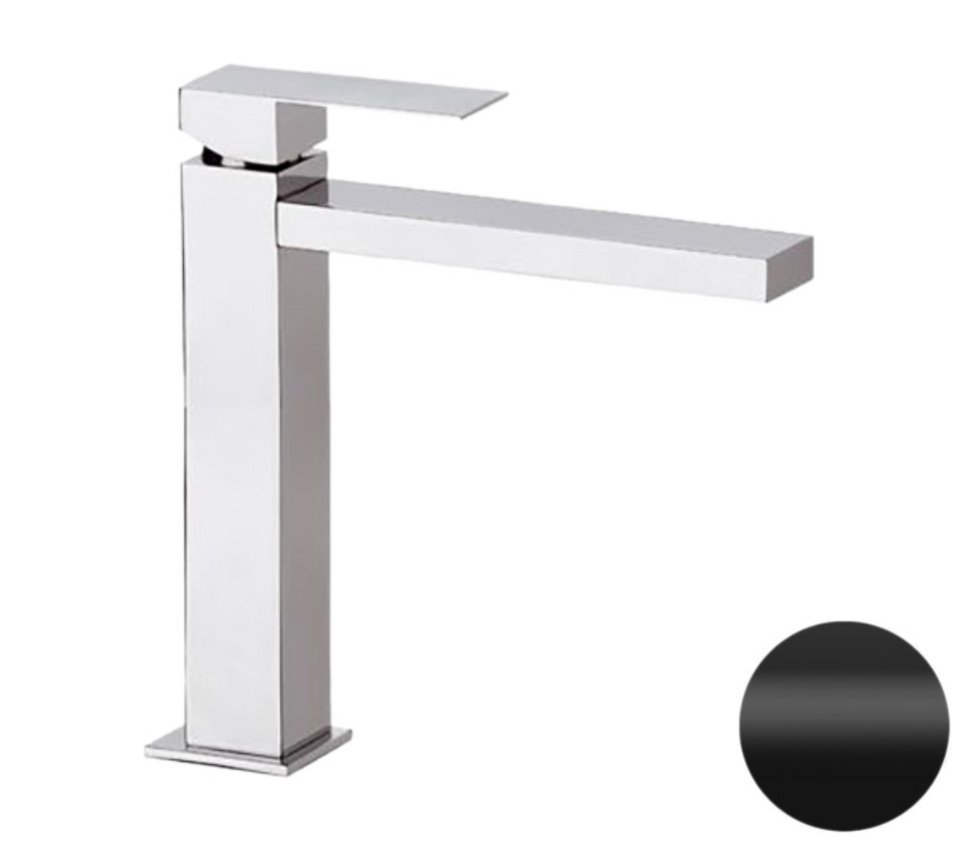 Фото №2  Смеситель для раковины Remer Q-Design QD11LNO, черный матовый