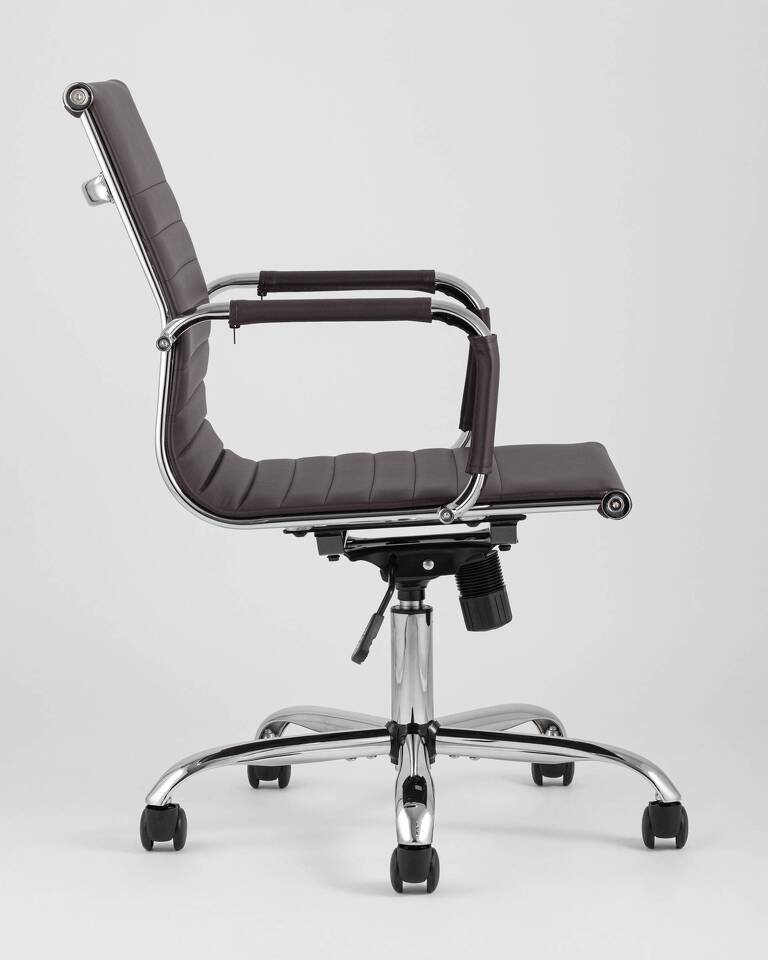 Фото №10  Кресло Кресло офисное TopChairs City S коричневое